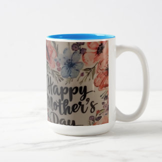 mug floral pour la fête des mères