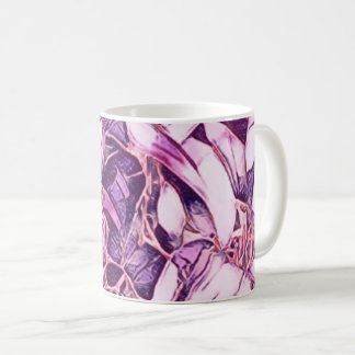 Mug Floral pourpre