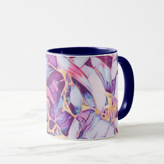 Mug Floral pourpre