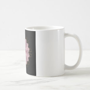 Mug Floral rose Abstrait