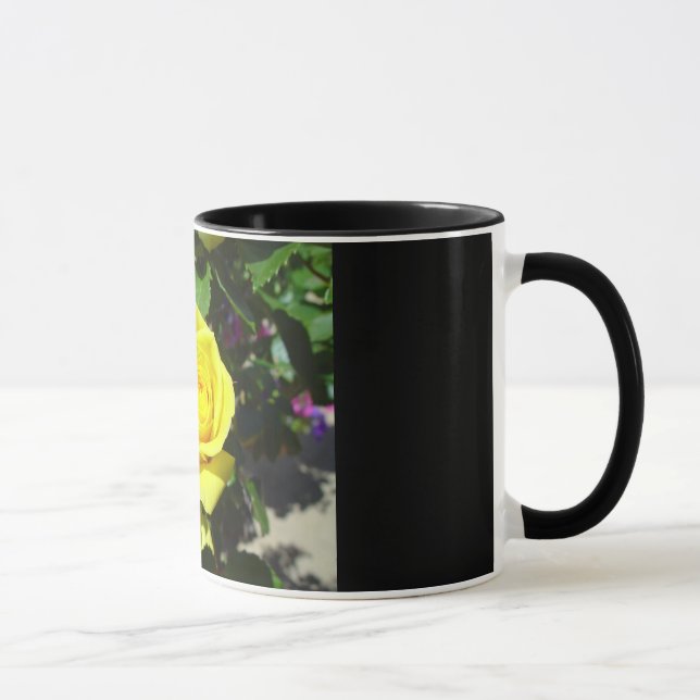 Mug Floral rose jaune 4 (Droite)