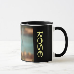 Mug Floral rose jaune 8