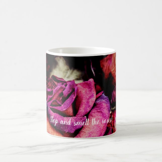 Mug Floral Roses rouges rouges (Centre)