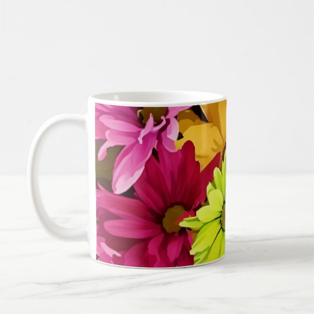Mug Floral vibrant (Gauche)