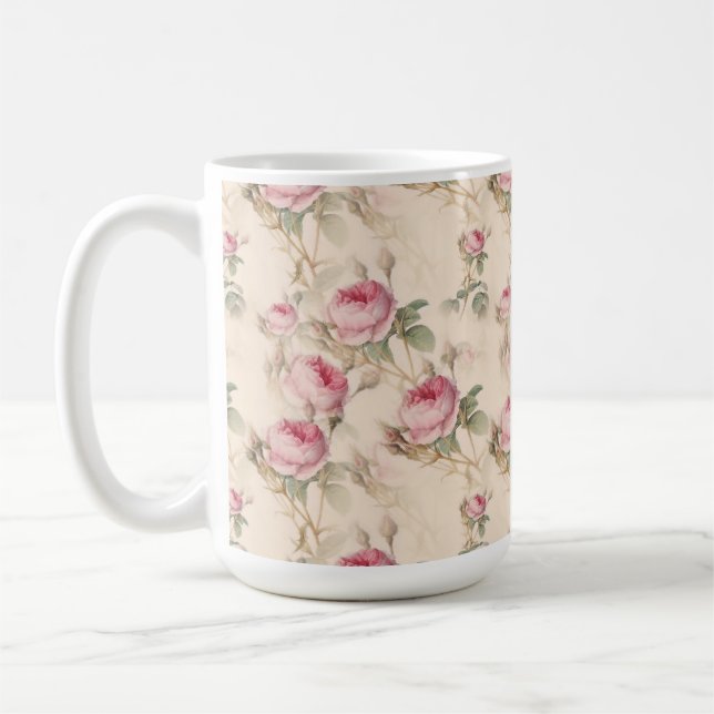 Mug Floral vintage (Gauche)