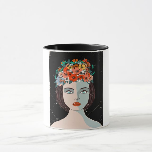 Mug Floral Woman (Centre)