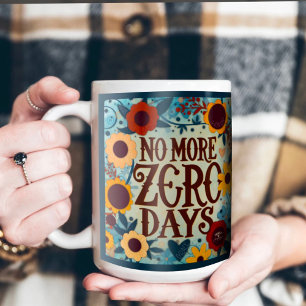 Mug Floral Zero Days Inspirant Citation Inspiriity