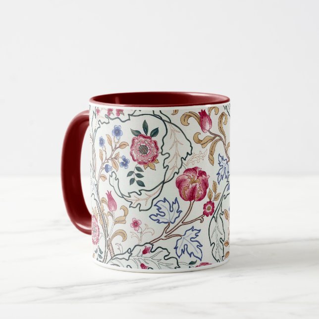 Mug Flore, motifs floraux, William Morris (Devant gauche)