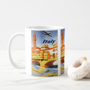 Mug Florence Italie Pont Vecchio Bridge Voyage Vintage
