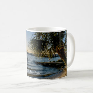 Mug Floride Arbre de palmier à lattes coucher de solei