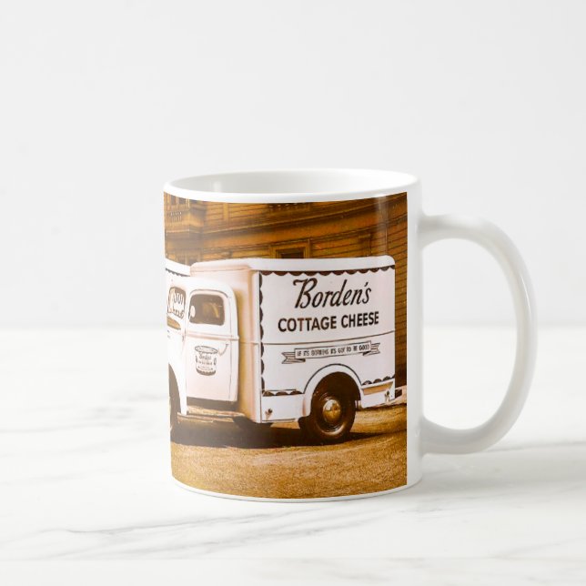 Mug Flotte de camion du fromage blanc de Borden (Droite)