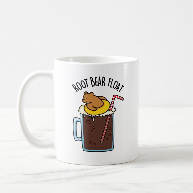 Mug Flotte de l'ours racine Funny Root Beer Pun (Gauche)