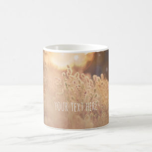 Mug Flower Field Rustic Country Sunset Dusk Personnali