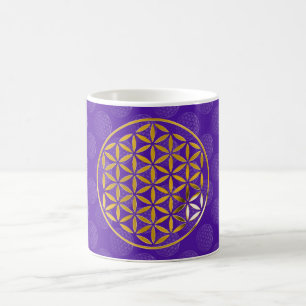 Mug Flower Of Life 1  violer