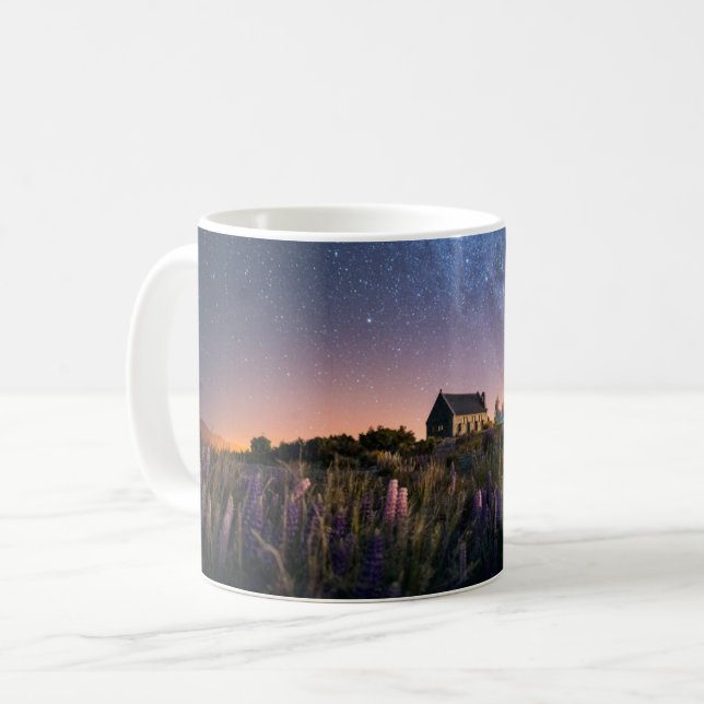 Mug Flowers (homonymie) | Lupines Blooming Lake Tekapo (Devant gauche)