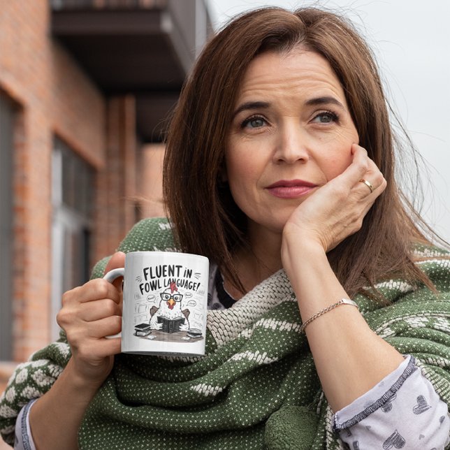 Mug Fluent dans le langage faible La bibliothèque des  (Créateur téléchargé)