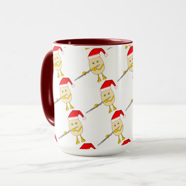 Mug Flute de Santa Hat Egghead (Devant gauche)