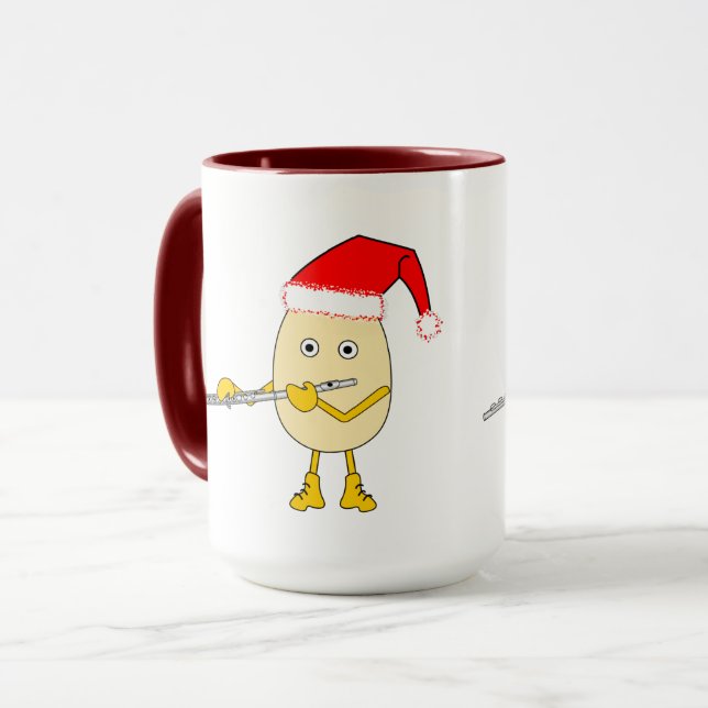 Mug Flute de Santa Hat Egghead (Devant gauche)