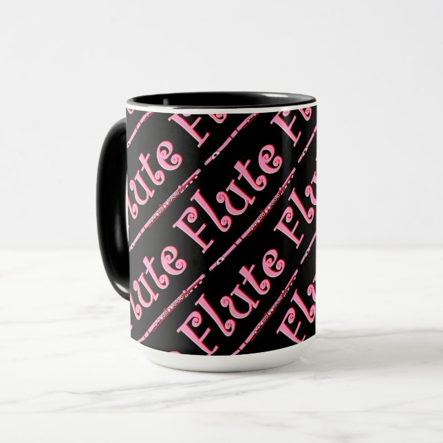 Mug Flûte rose (Devant gauche)