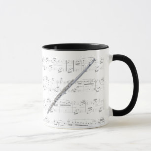 Mug - Flute with sheet music
