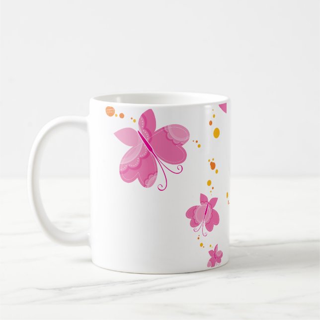 Mug FLUTTERBY BUTTERFLIES :: série trois 1 (Gauche)