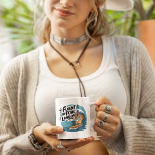 Mug Flux de poulet en langue faible
