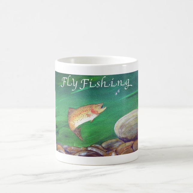 Mug Fly cadeau de pêche (Centre)