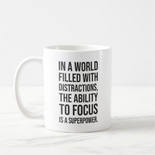 Mug Focus Est Une Superpuissance - La Motivation Du Su