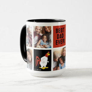 Mug Foghorn Leghorn   Meilleur papa photo Collage