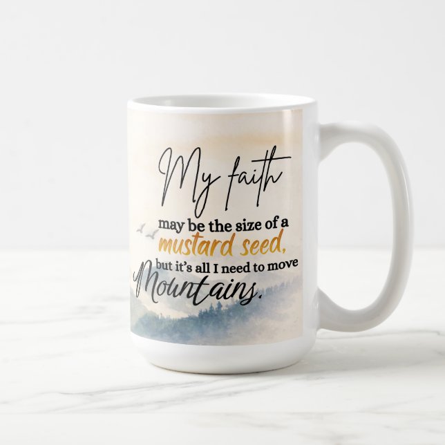Mug Foi de la graine de moutarde (Droite)