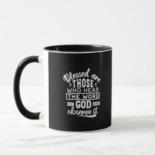 Mug Foi et obéissance – Écriture inspirante