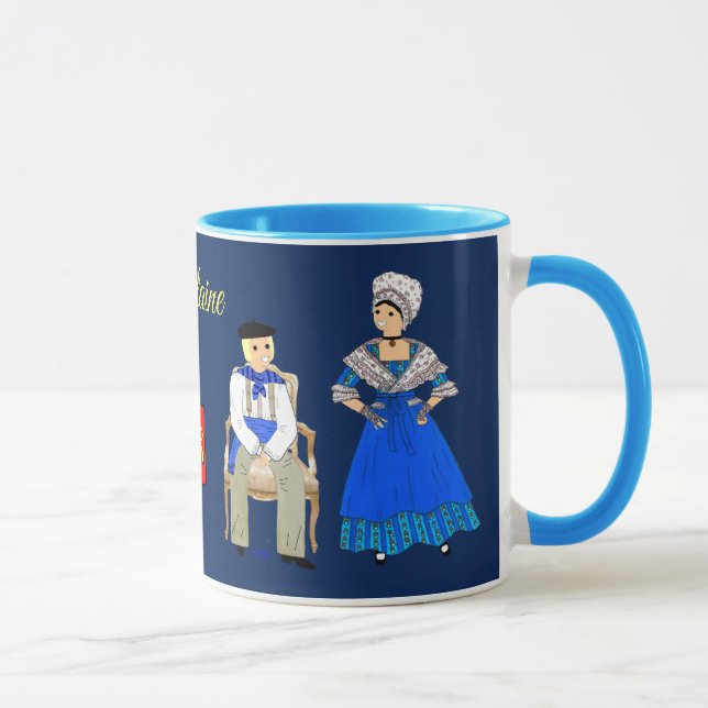 Mug Folklore d'Aquitaine, France (Droite)