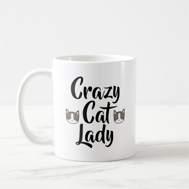 Mug Folle des chats (Gauche)