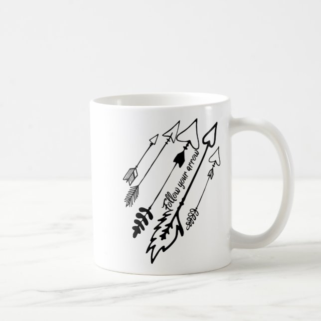 Mug Follow Your Arrow Motivational  (Droite)
