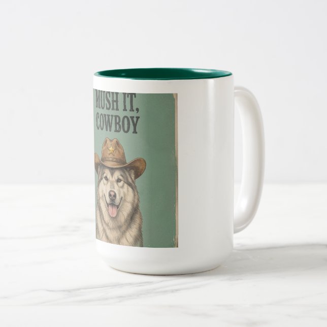 Mug "Fonce, Cowboy" (Devant droit)