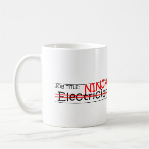 Mug Fonction Ninja - électricien