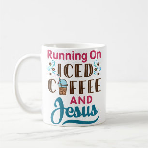 Mug Fonctionnant au café glacé et Jésus Cold Brew Chri