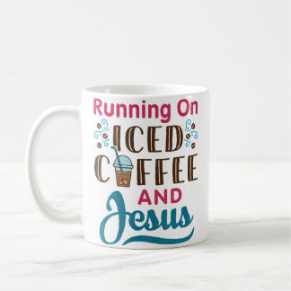 Mug Fonctionnant au café glacé et Jésus Cold Brew Chri