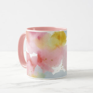 Mug Fond pastel abstrait