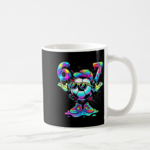 Mug Foot 6 7 Mème Lunettes de soleil Cool Vibes Coloré