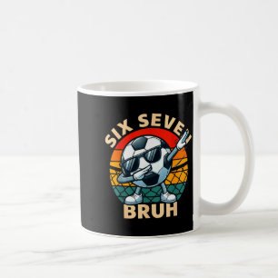 Mug Football 67 Six Seven Bruh Dab Mème Cool Rétro Drô