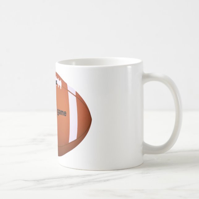 Mug Football Américain : J'Aime Ce Jeu (Droite)