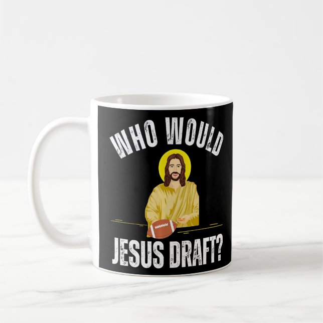 Mug Football d'Imaginaire qui ferait Jésus Ébauche (Gauche)