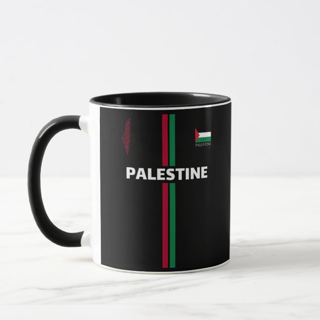 Mug Football en Palestine libre - équipe du drapeau (Gauche)
