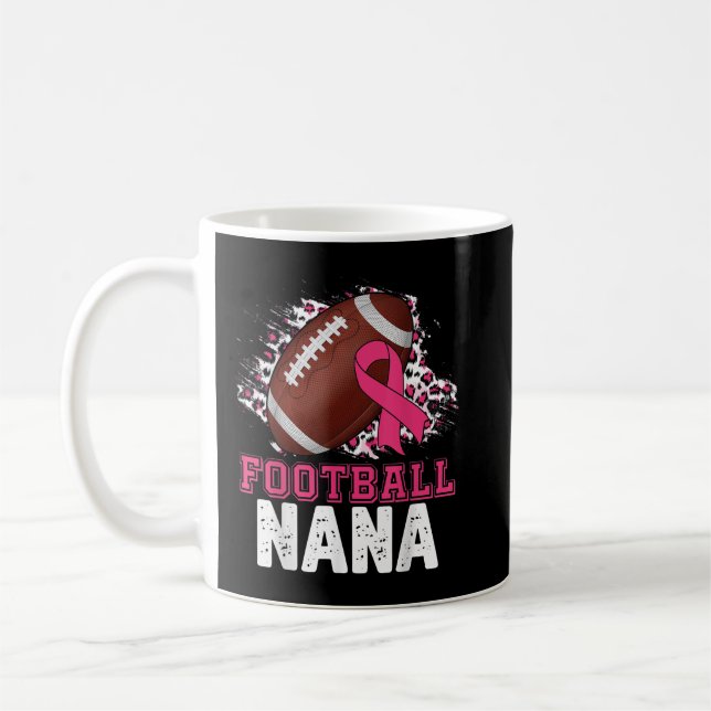 Mug Football Nana Pink Ribbon Sensibilisation au cance (Gauche)