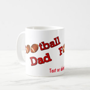Mug Football Papa mignon Personnalisé
