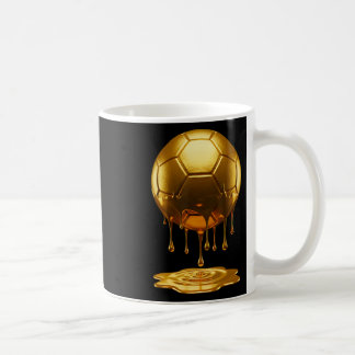 Mug Football qui dégouline goutte d'or Sport Joueur En