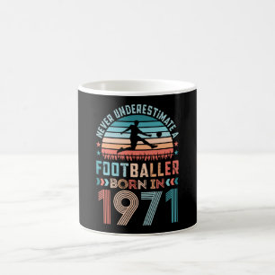 Mug Footballeur né en 1971 Football 50e anniversaire 