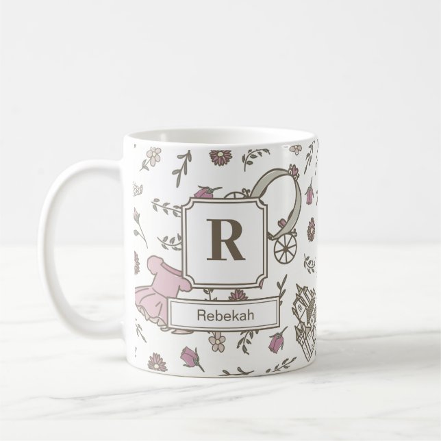 Mug For A Princess Monogram (Gauche)