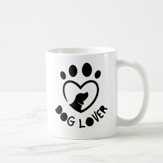 Mug For dog lovers with the quote "Dog lover"